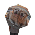 48" Semi-Automatic Umbrella – Windproof Large Travel Rain Umbrella