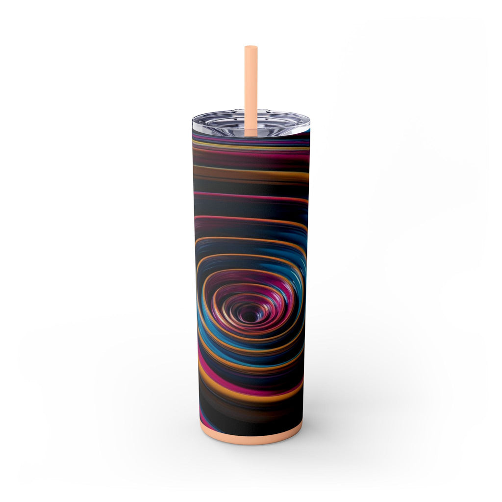 Skinny Tumbler with Straw – 20 oz Stainless Steel Cup