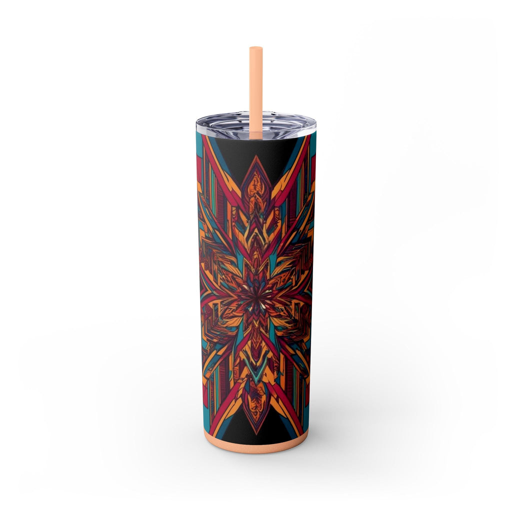 Skinny Tumbler with Straw – 20 oz Stainless Steel Cup