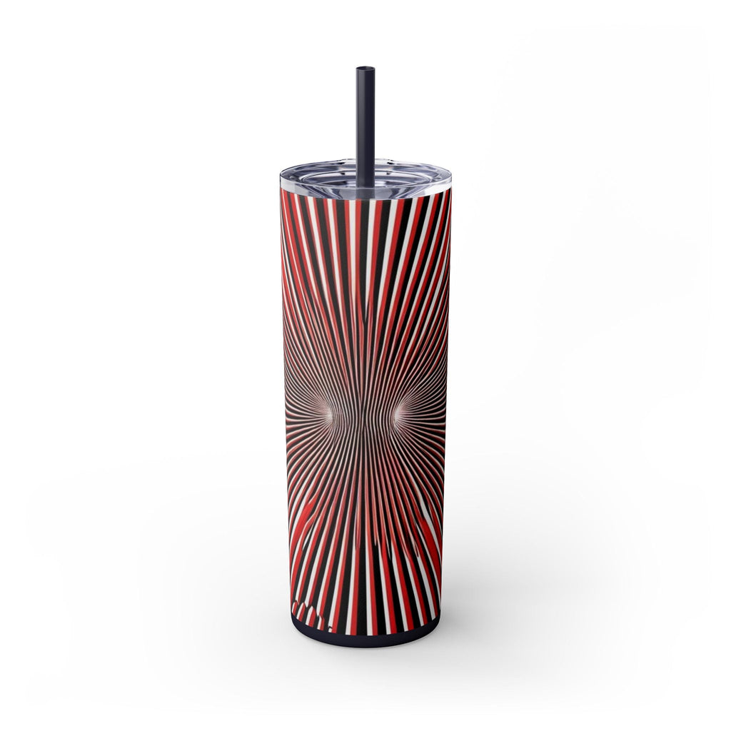 Skinny Tumbler with Straw – 20 oz Stainless Steel Cup