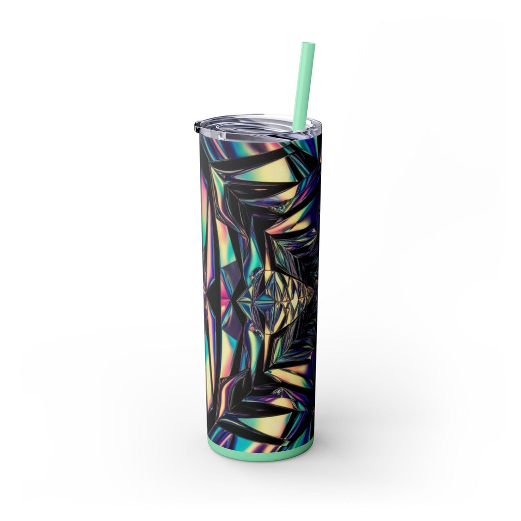 Skinny Tumbler with Straw – 20 oz Stainless Steel Cup