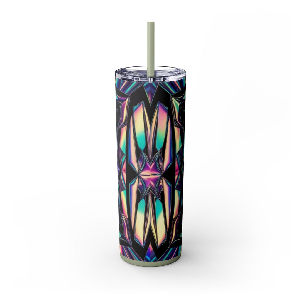 Skinny Tumbler with Straw – 20 oz Stainless Steel Cup