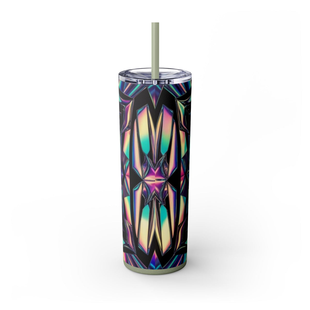 Skinny Tumbler with Straw – 20 oz Stainless Steel Cup