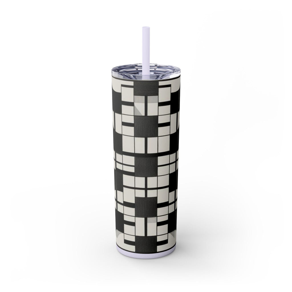 Skinny Tumbler with Straw – 20 oz Stainless Steel Cup