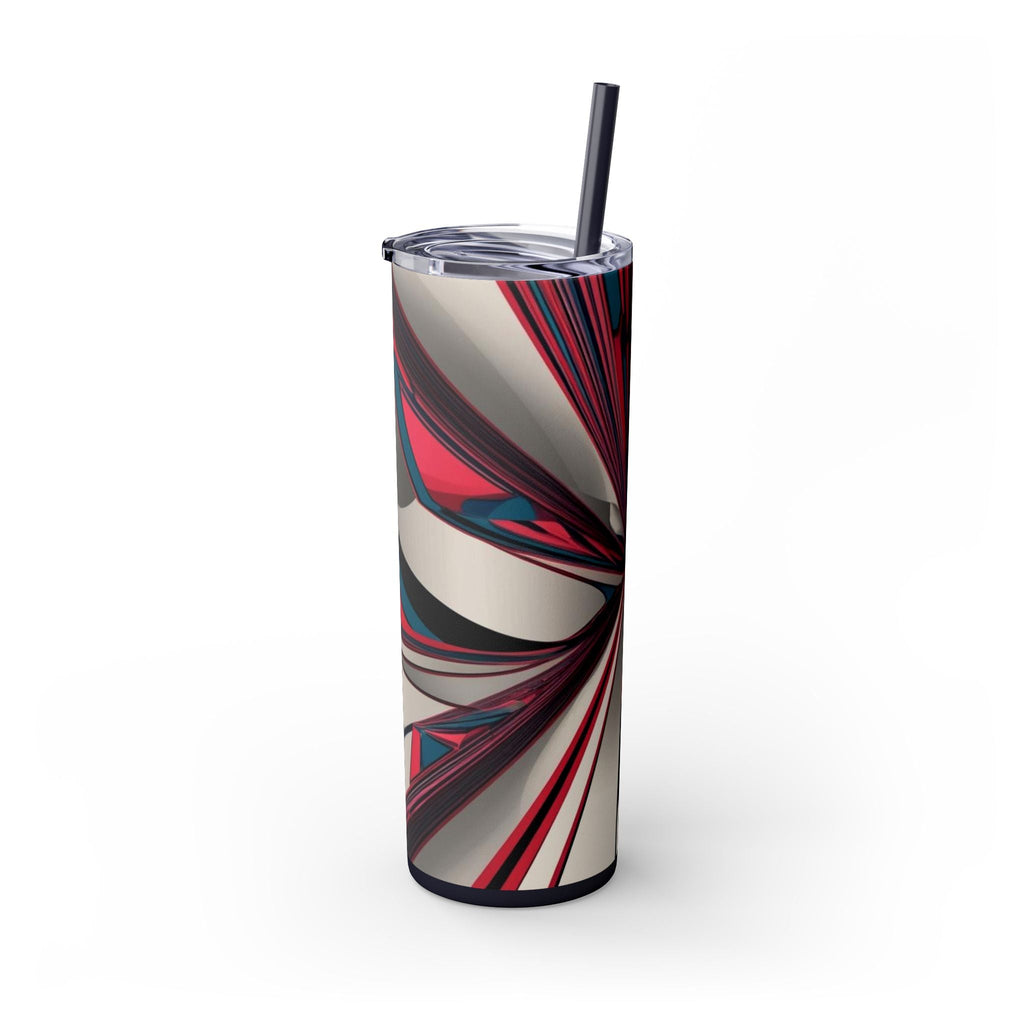 Skinny Tumbler with Straw – 20 oz Stainless Steel Cup