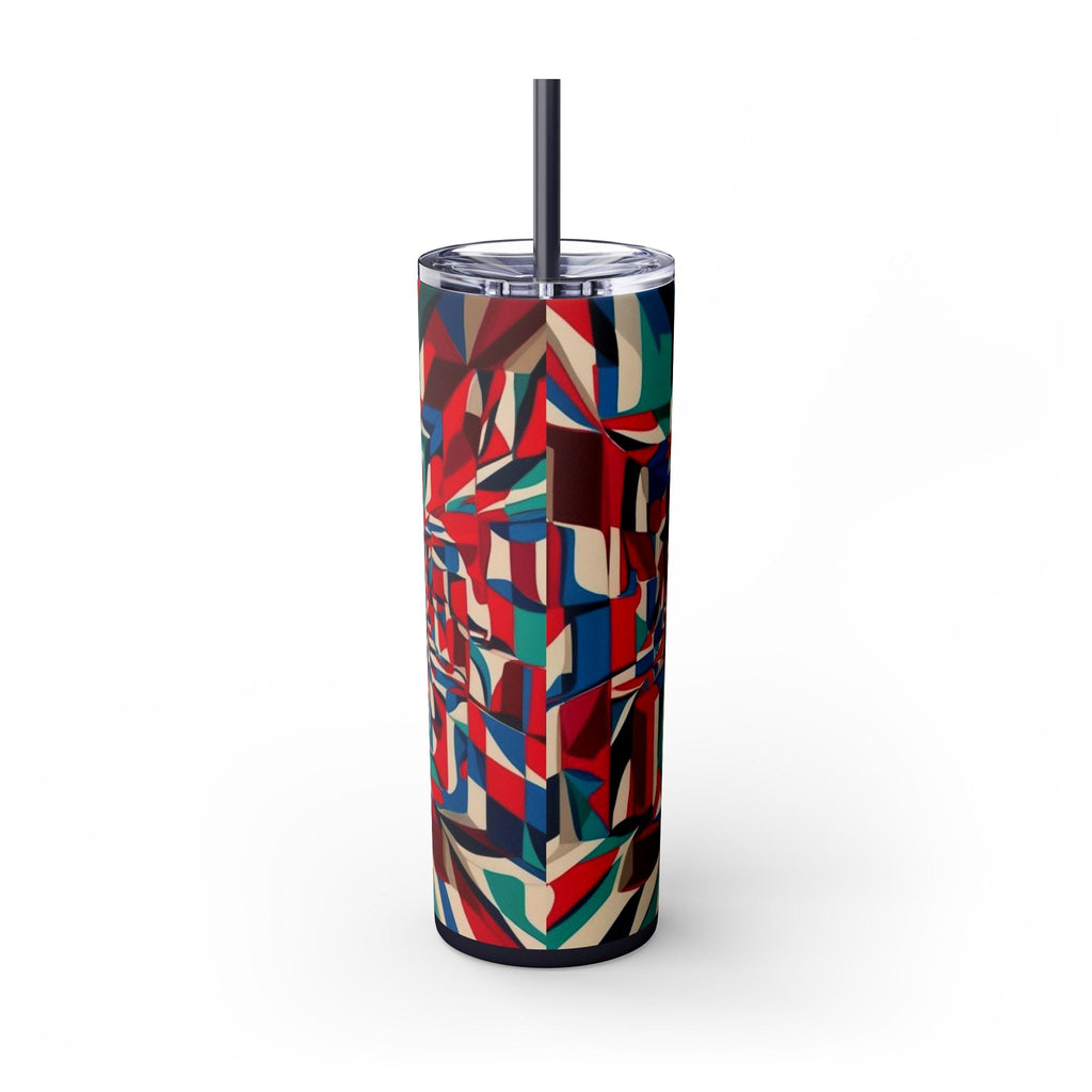 Skinny Tumbler with Straw – 20 oz Stainless Steel Cup