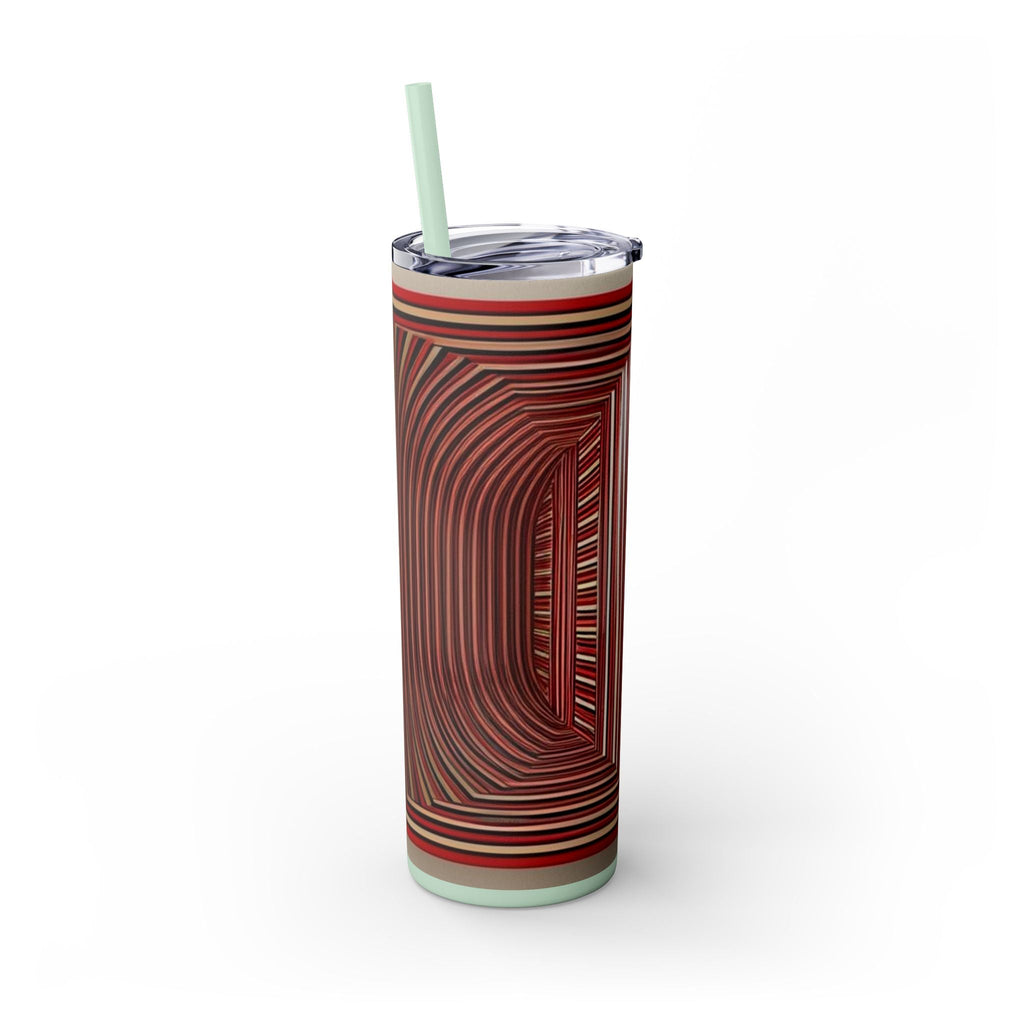 Skinny Tumbler with Straw – 20 oz Stainless Steel Cup