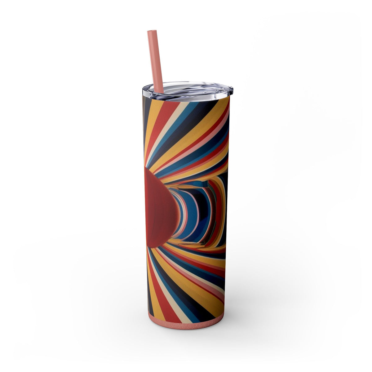 Skinny Tumbler with Straw – 20 oz Stainless Steel Cup