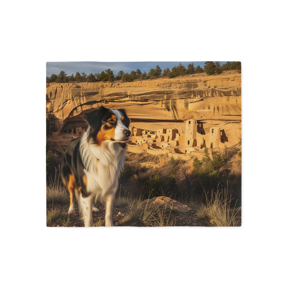 English Shepherd Dog Blanket