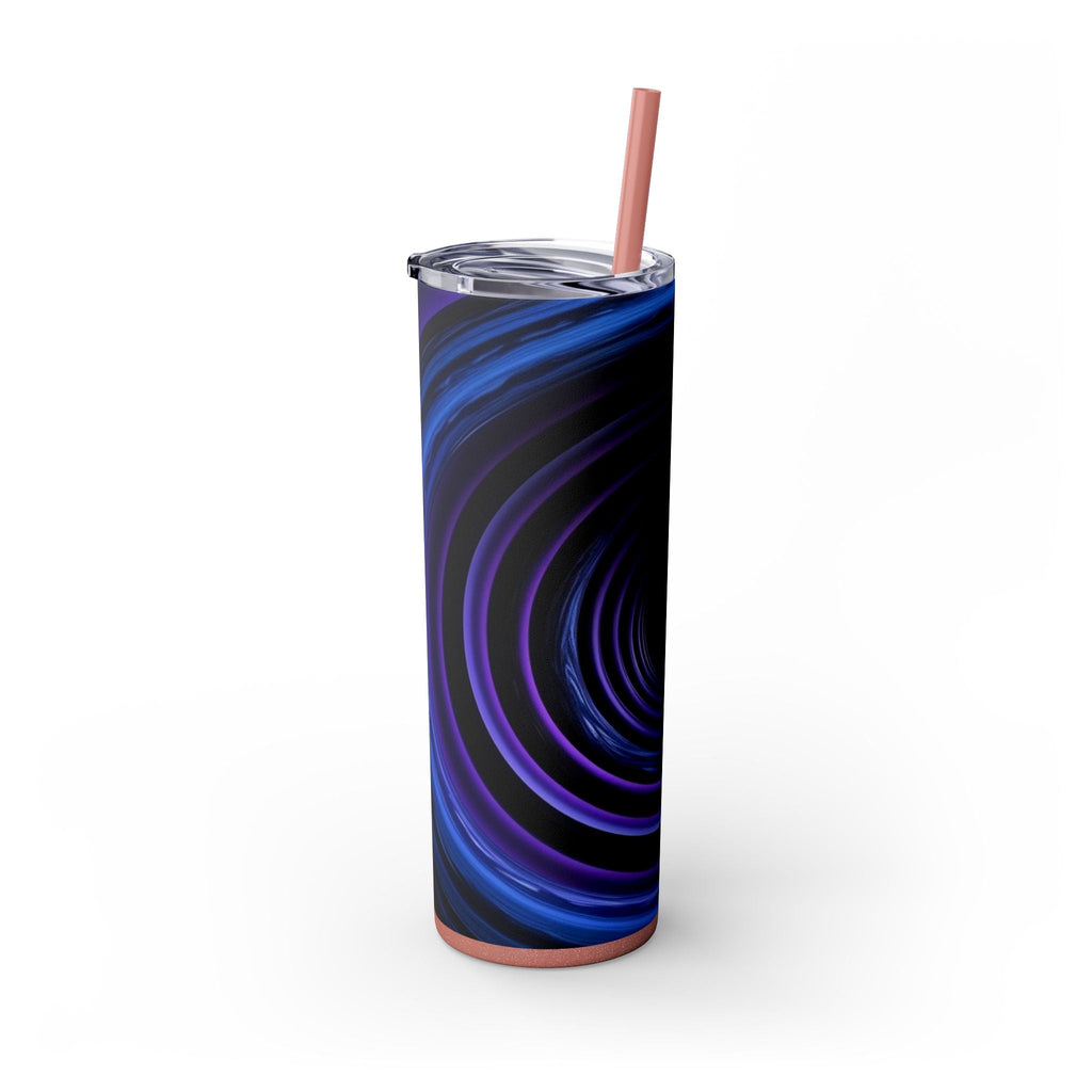 Skinny Tumbler with Straw – 20 oz Stainless Steel Cup