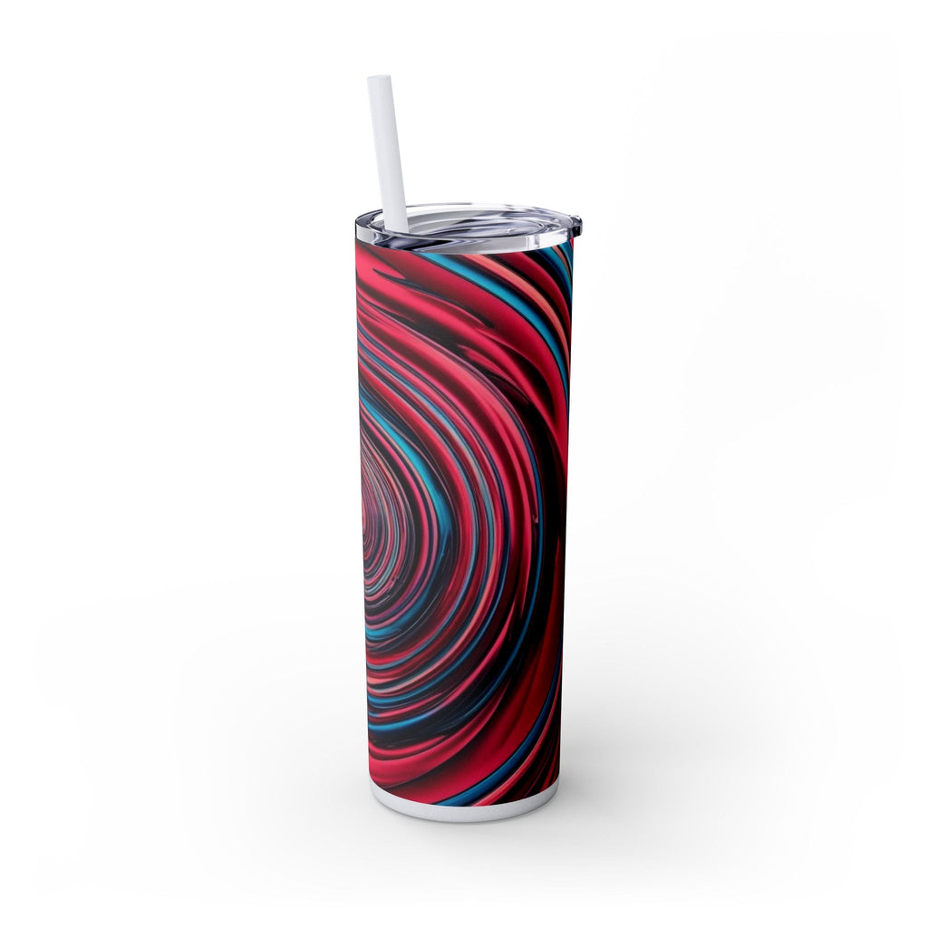 Skinny Tumbler with Straw – 20 oz Stainless Steel Cup