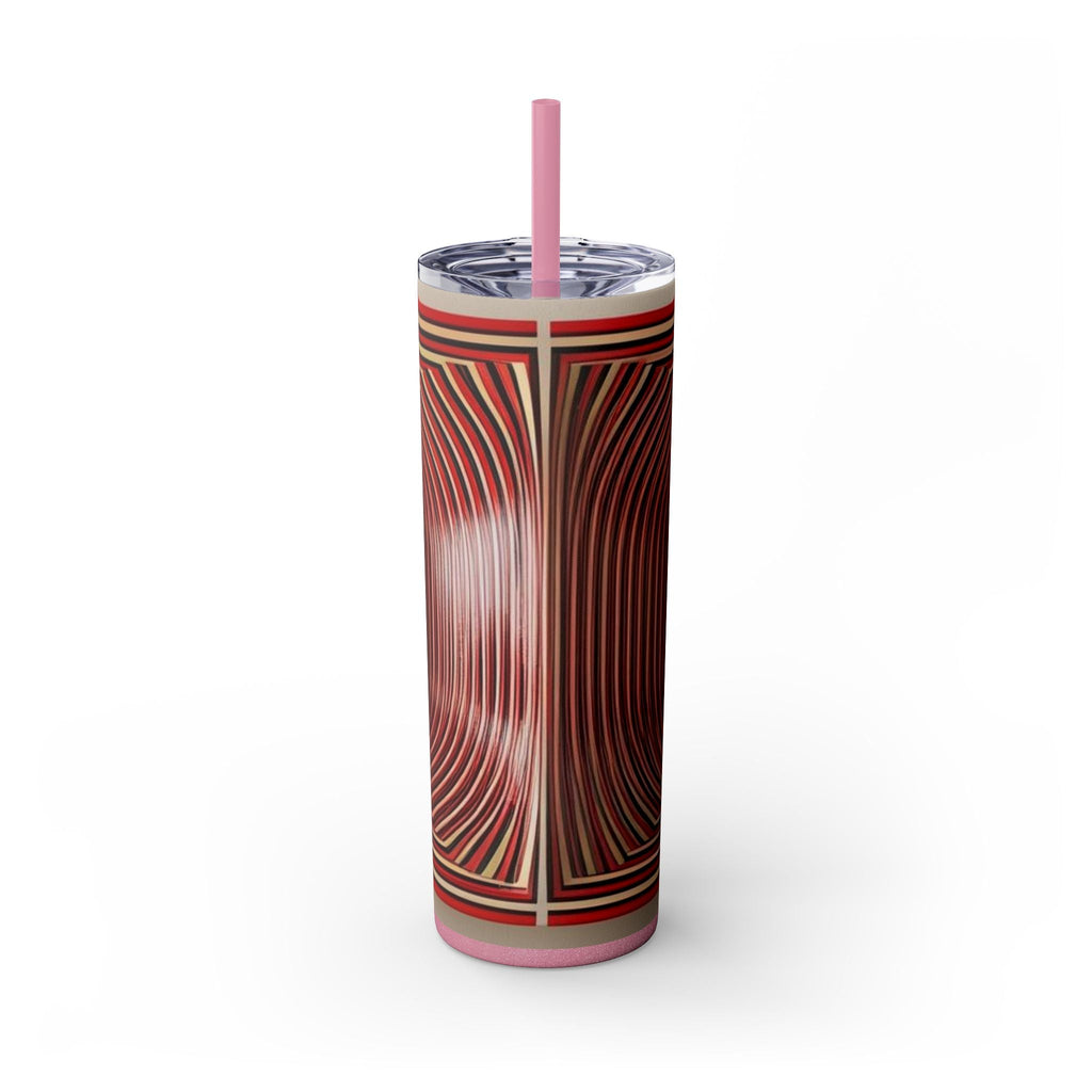 Skinny Tumbler with Straw – 20 oz Stainless Steel Cup