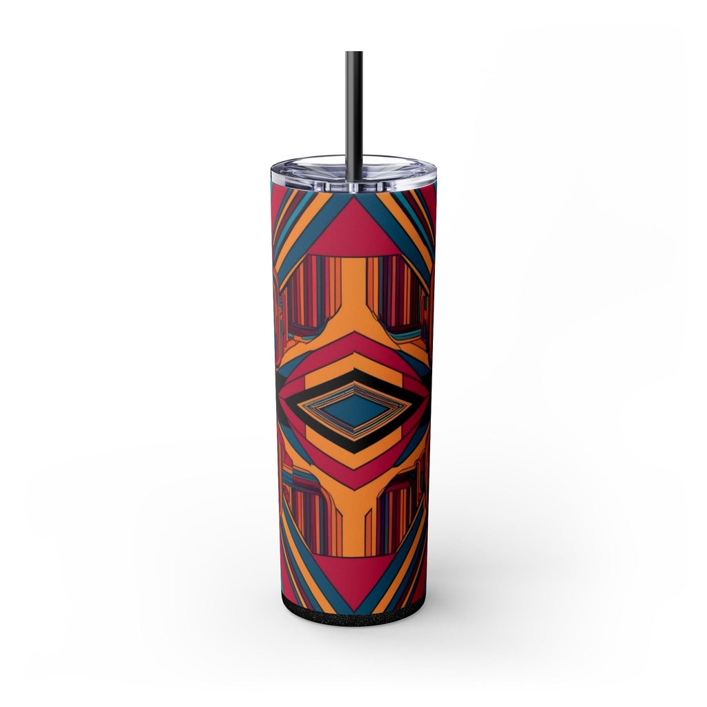 Skinny Tumbler with Straw – 20 oz Stainless Steel Cup