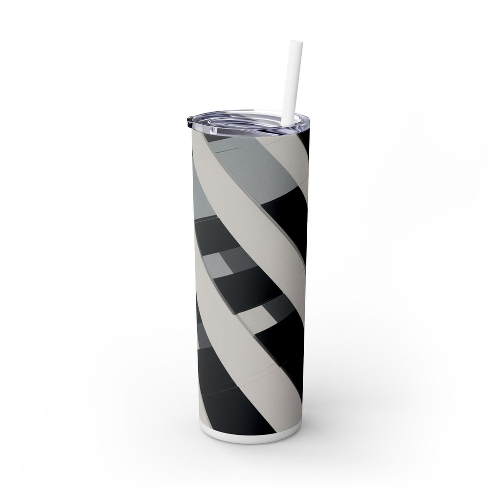 Skinny Tumbler with Straw – 20 oz Stainless Steel Cup