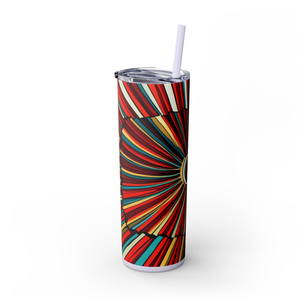 Skinny Tumbler with Straw – 20 oz Stainless Steel Cup