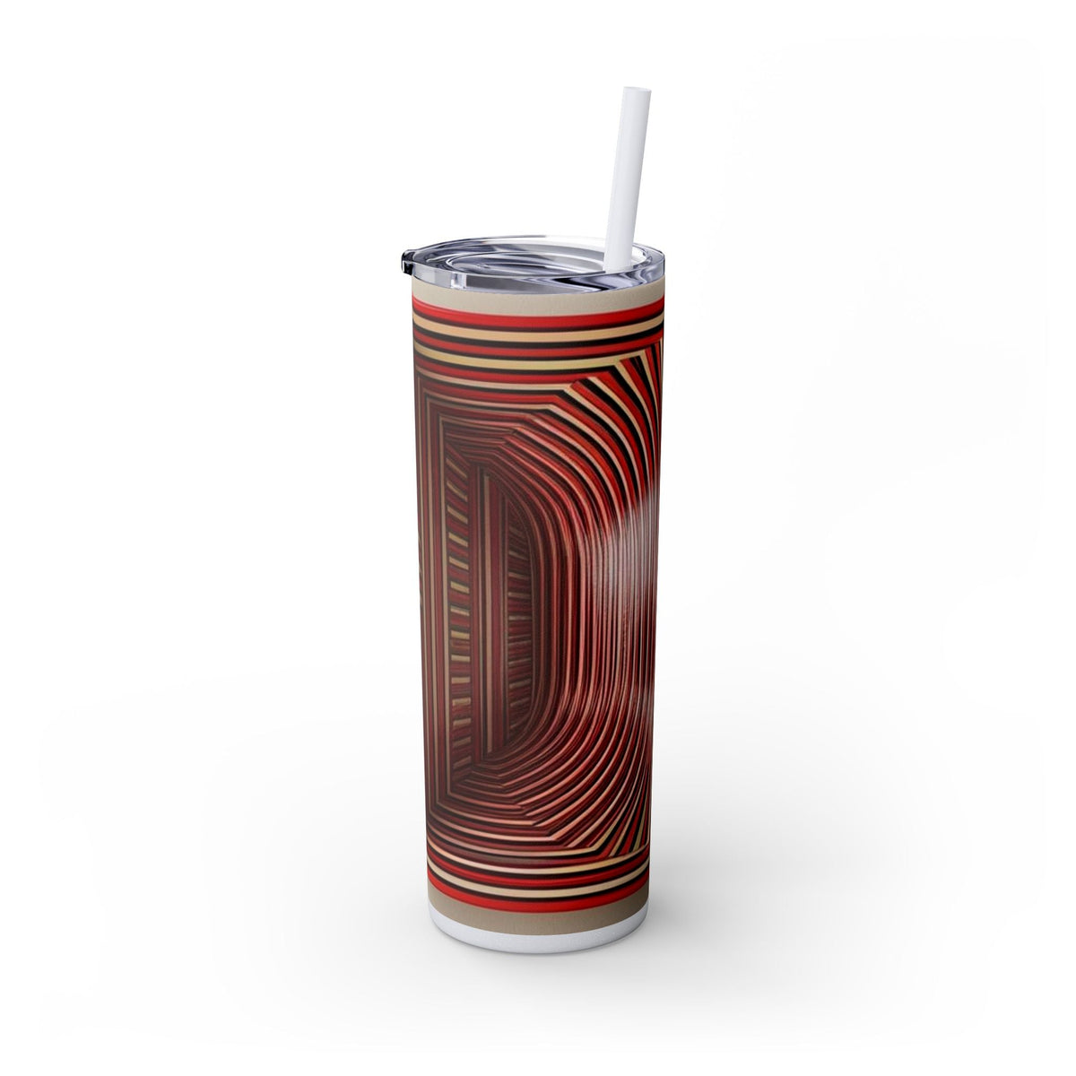 Skinny Tumbler with Straw – 20 oz Stainless Steel Cup