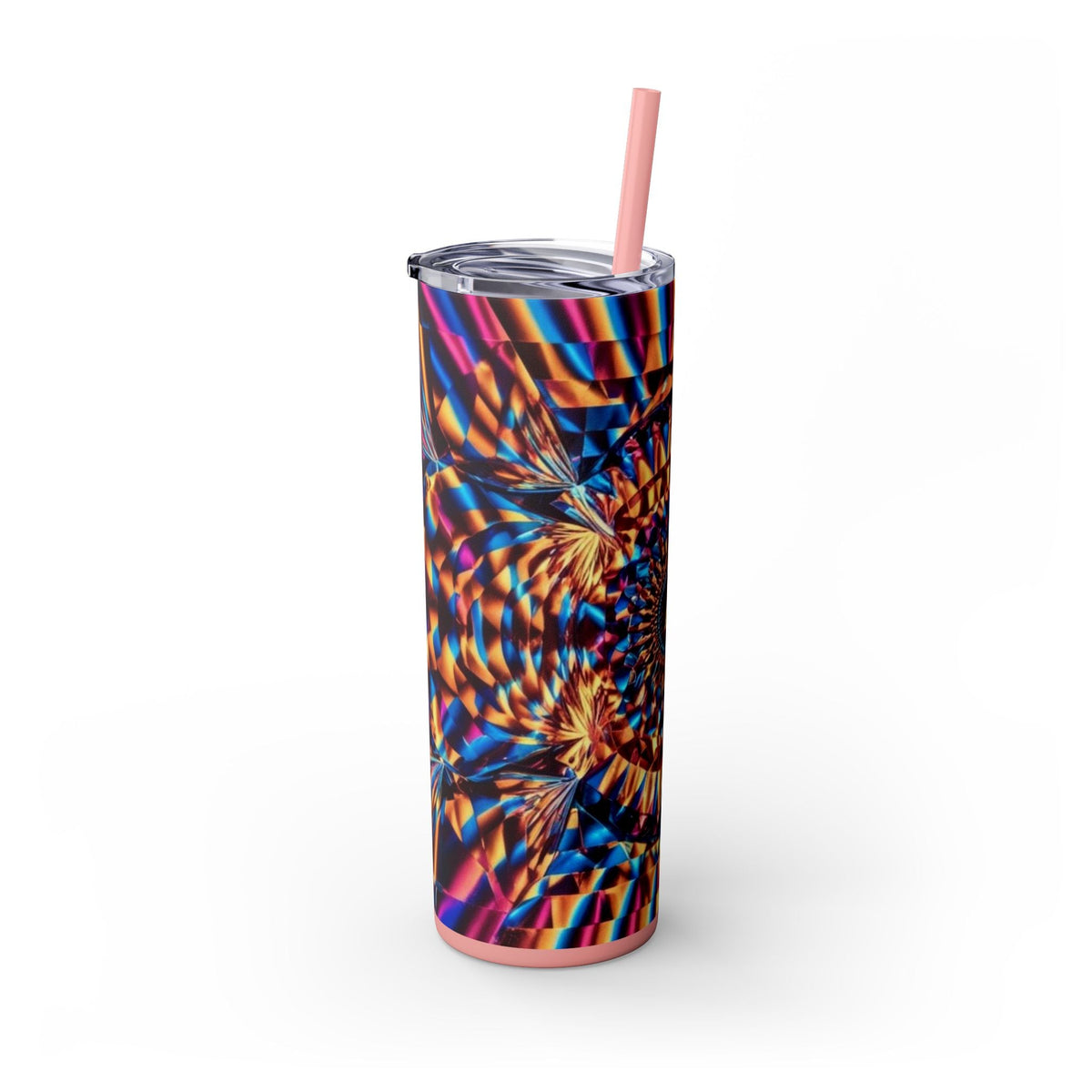 Skinny Tumbler with Straw – 20 oz Stainless Steel Cup