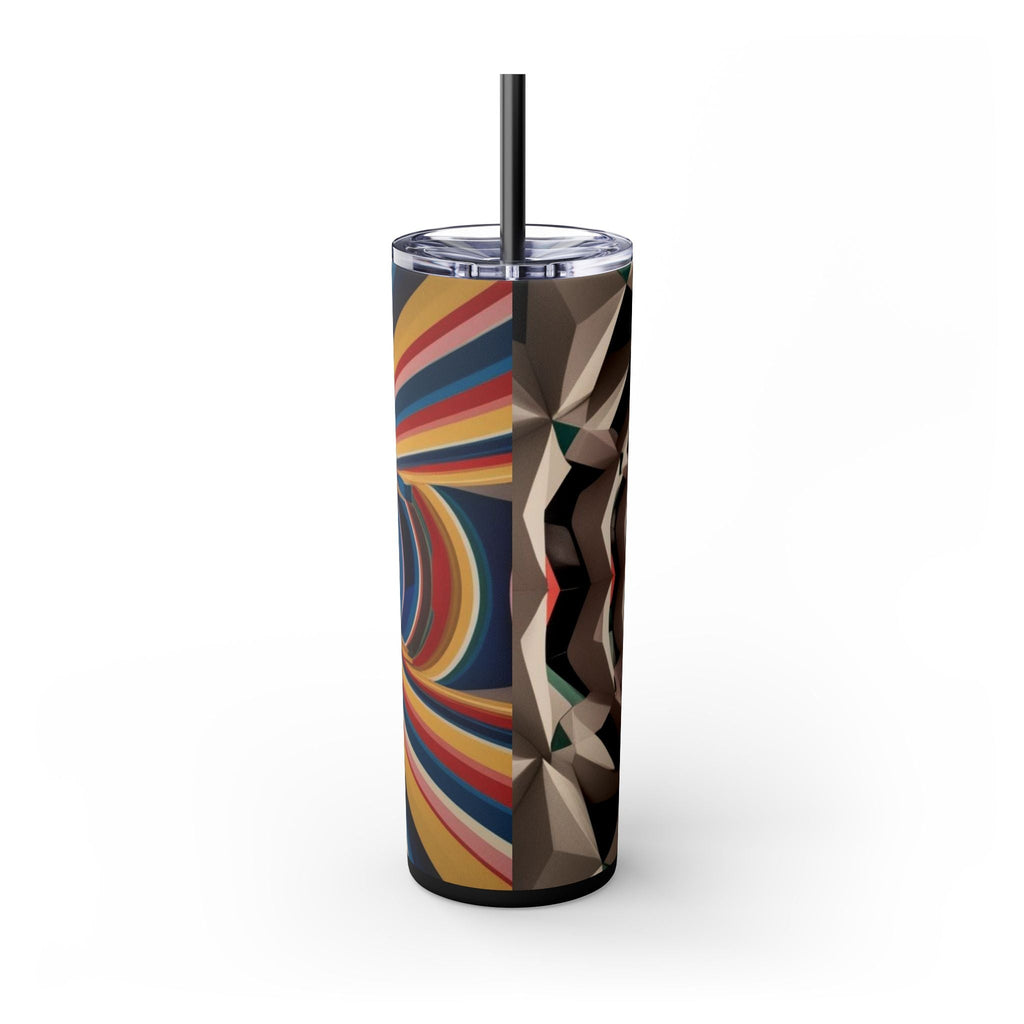 Skinny Tumbler with Straw – 20 oz Stainless Steel Cup