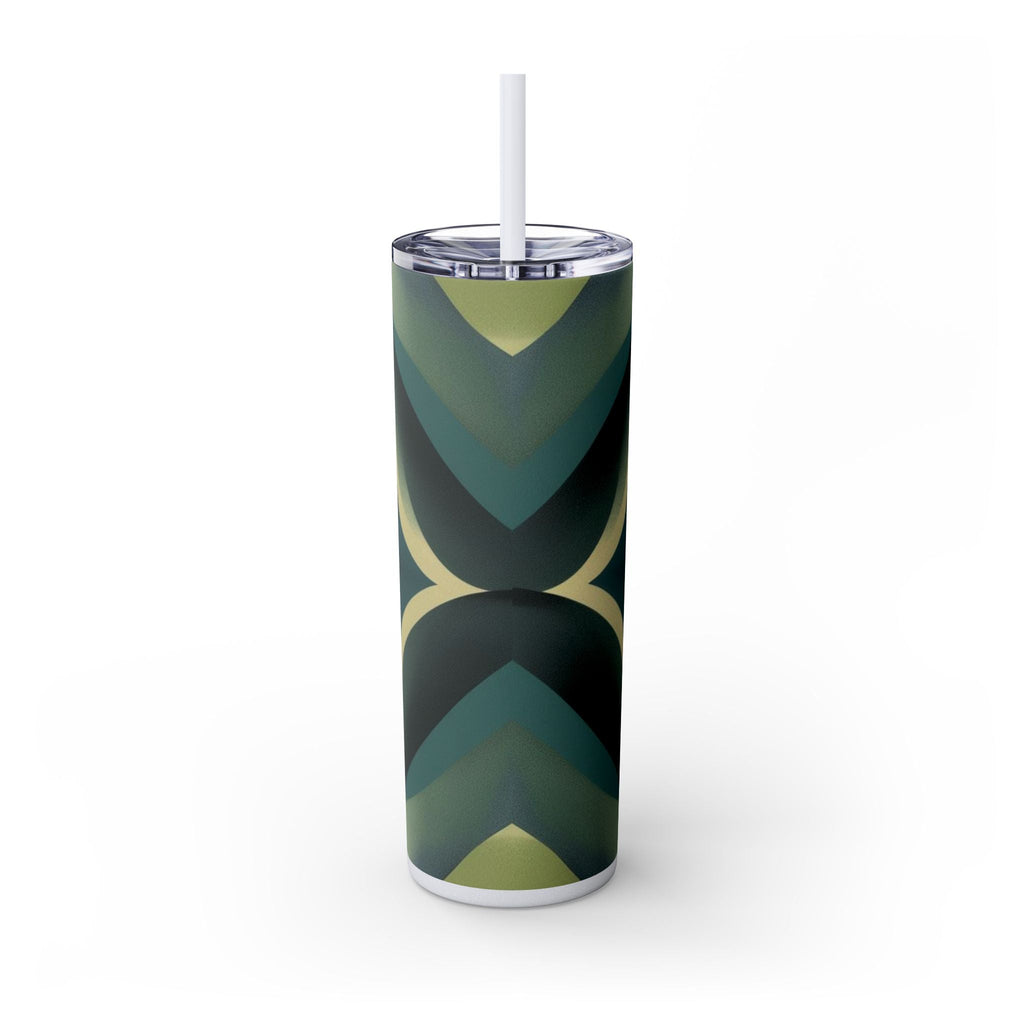 Skinny Tumbler with Straw – 20 oz Stainless Steel Cup