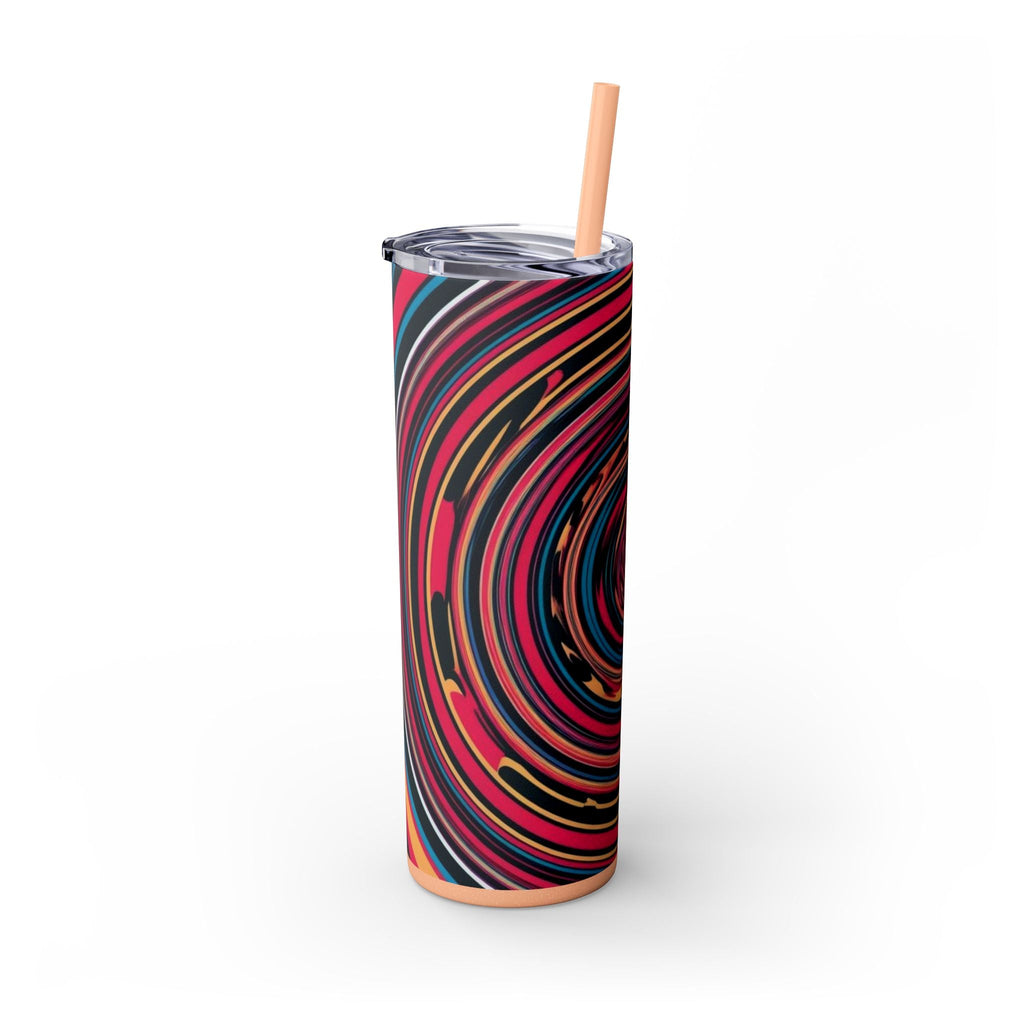 Skinny Tumbler with Straw – 20 oz Stainless Steel Cup