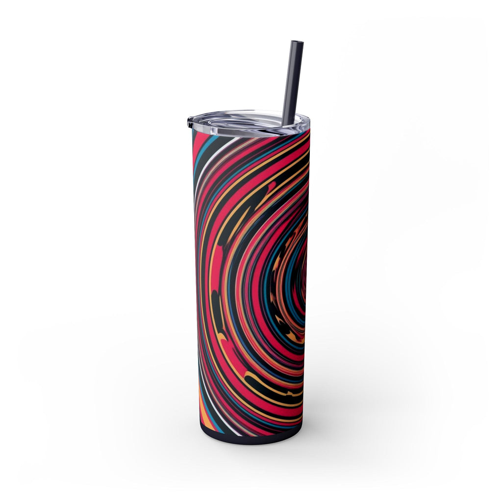 Skinny Tumbler with Straw – 20 oz Stainless Steel Cup