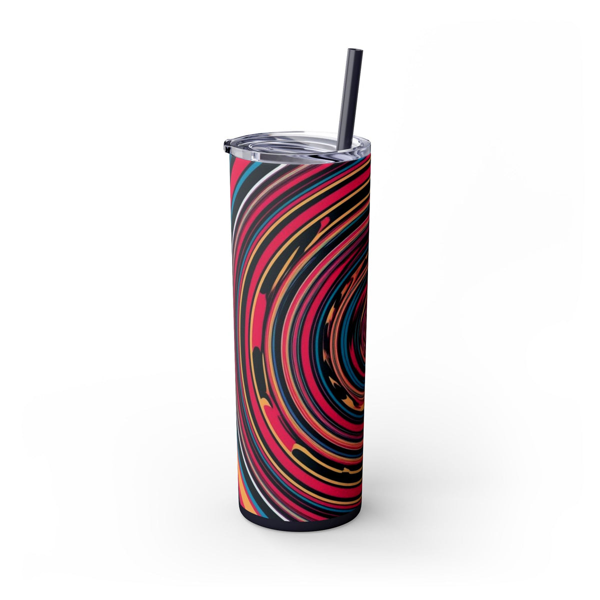 Skinny Tumbler with Straw – 20 oz Stainless Steel Cup