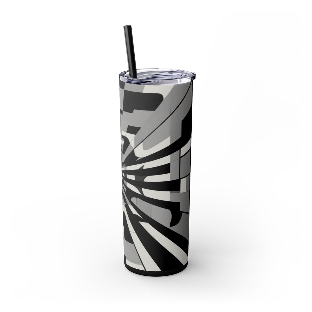 Skinny Tumbler with Straw – 20 oz Stainless Steel Cup