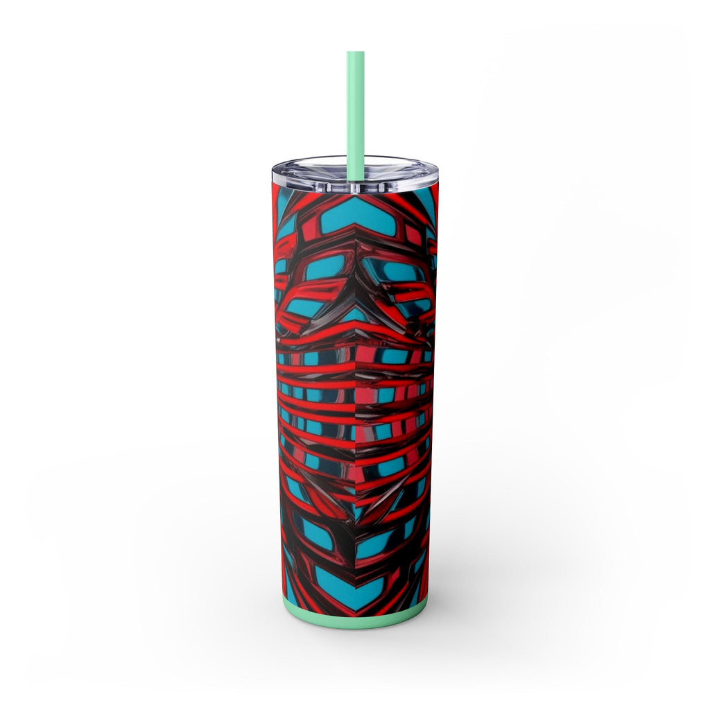 Skinny Tumbler with Straw – 20 oz Stainless Steel Cup