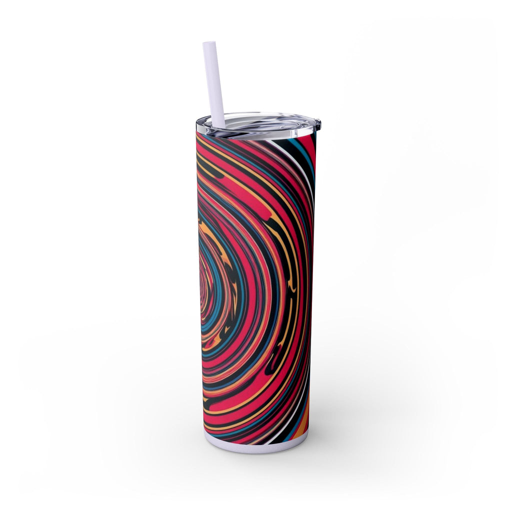 Skinny Tumbler with Straw – 20 oz Stainless Steel Cup