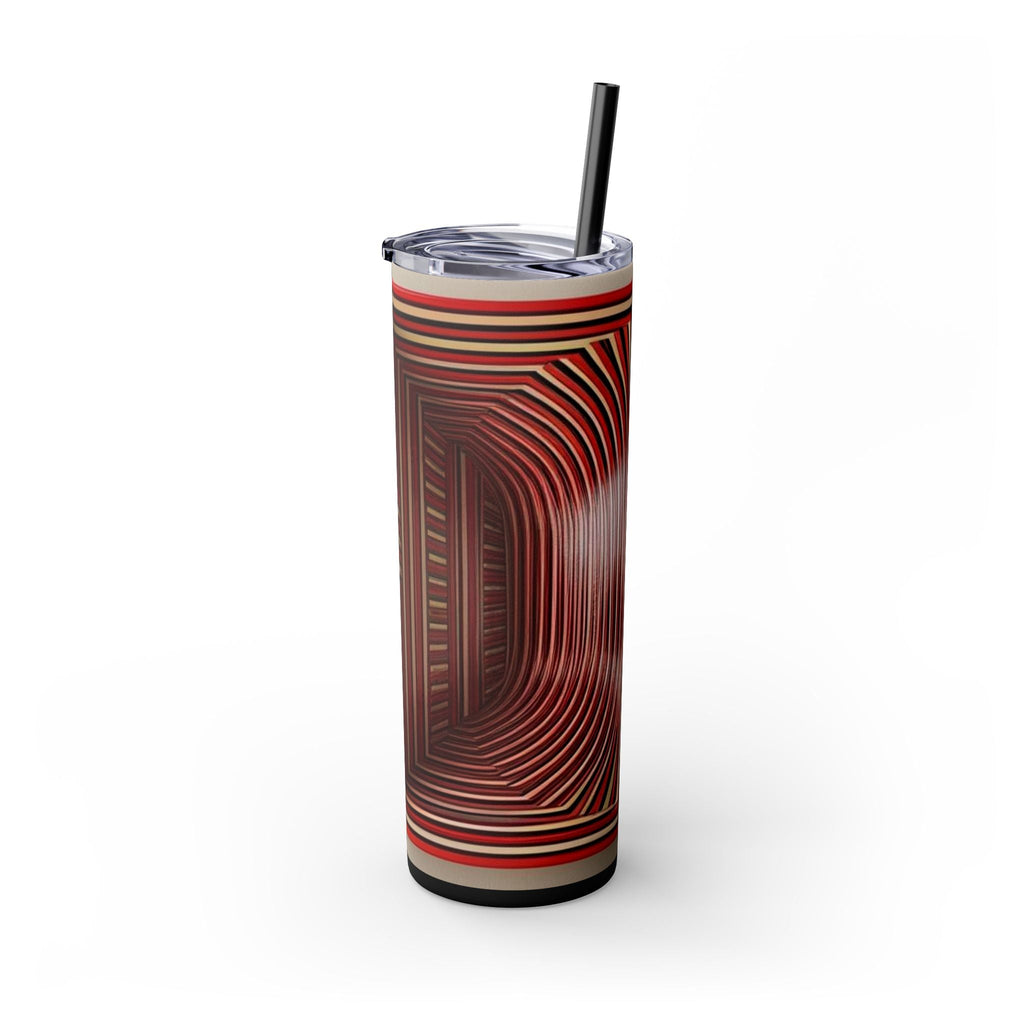 Skinny Tumbler with Straw – 20 oz Stainless Steel Cup