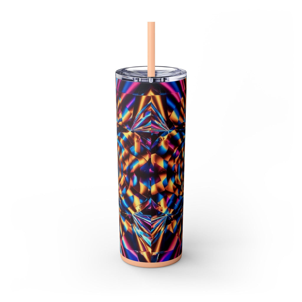 Skinny Tumbler with Straw – 20 oz Stainless Steel Cup
