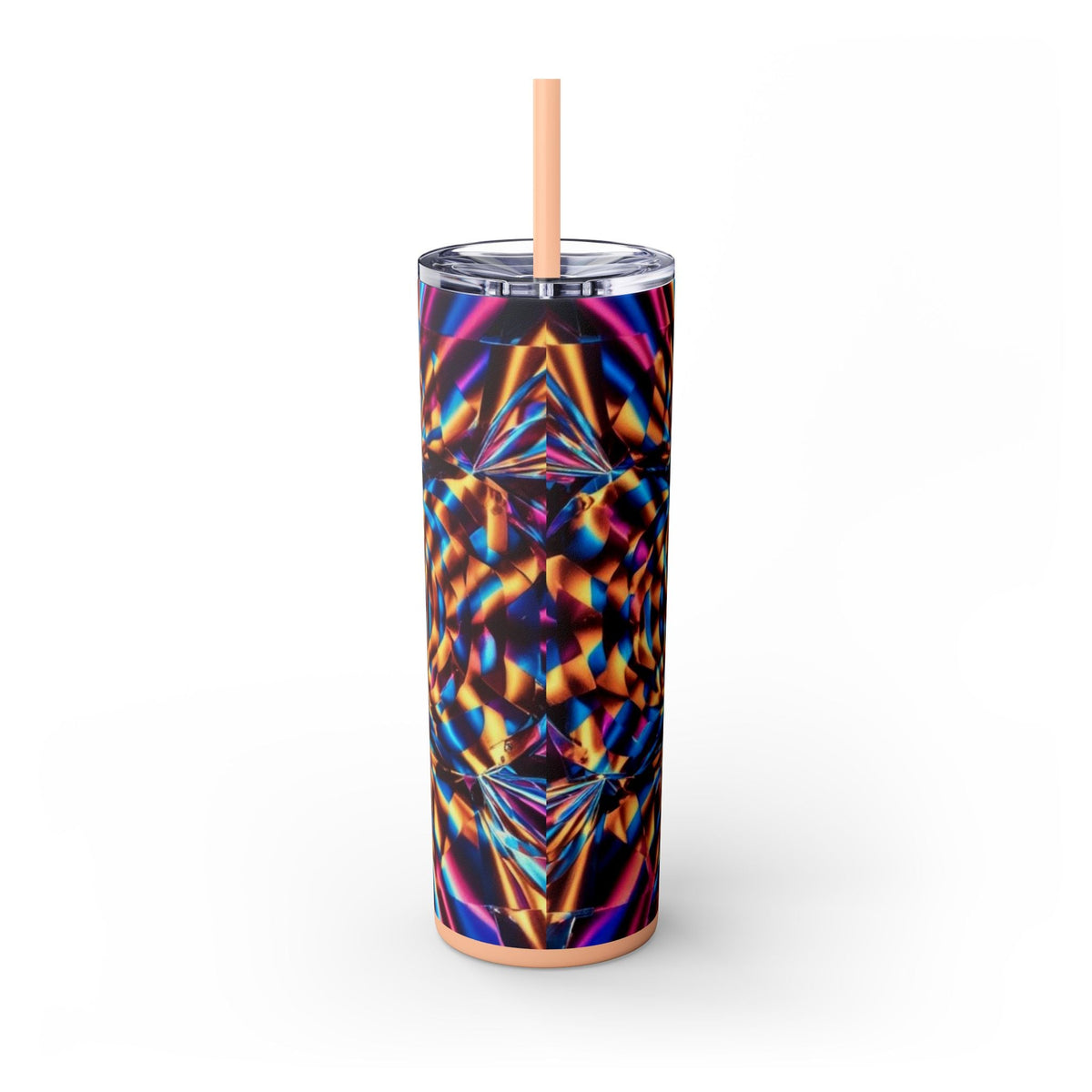 Skinny Tumbler with Straw – 20 oz Stainless Steel Cup