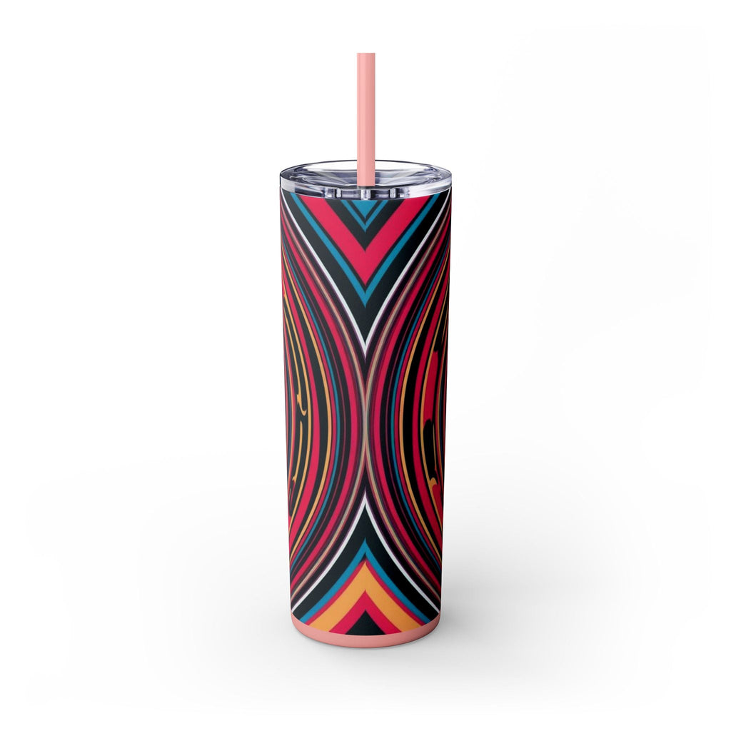 Skinny Tumbler with Straw – 20 oz Stainless Steel Cup