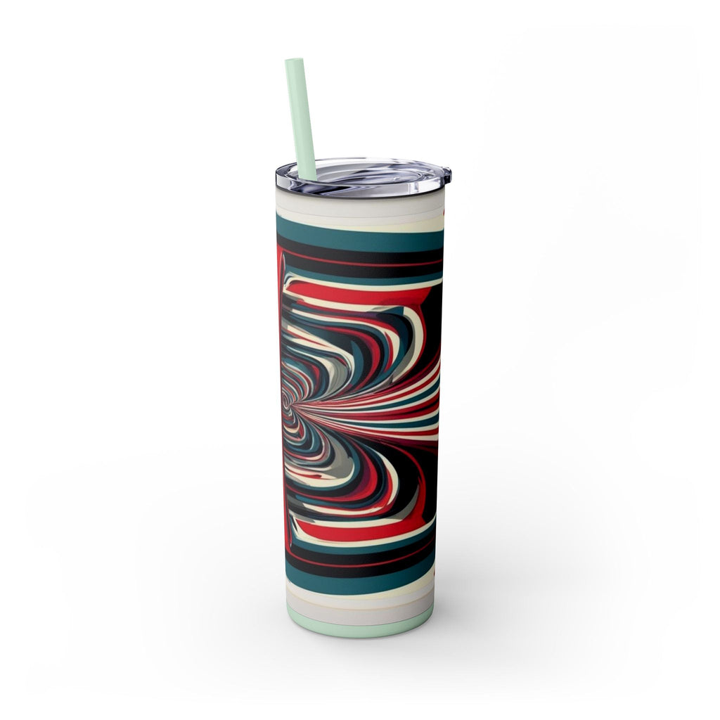 Skinny Tumbler with Straw – 20 oz Stainless Steel Cup