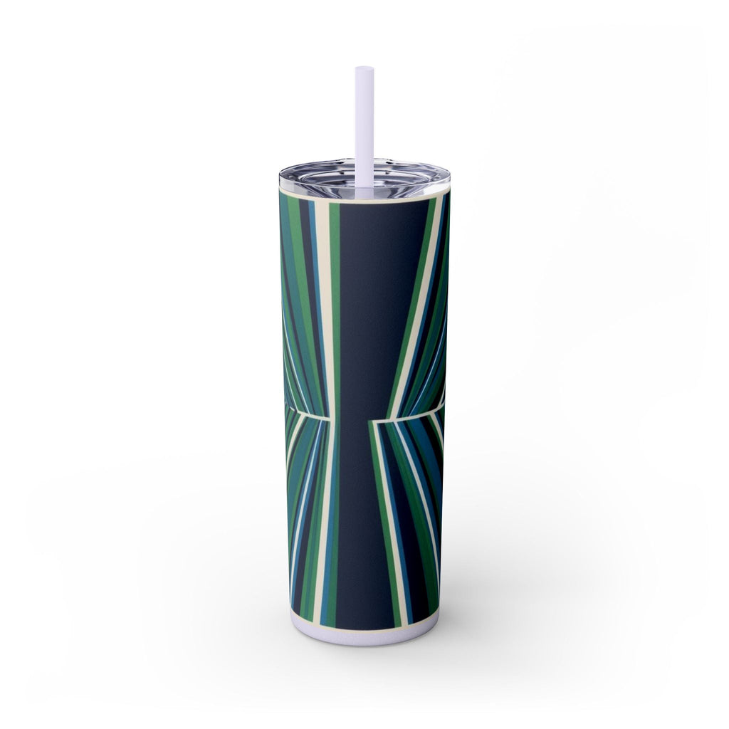 Skinny Tumbler with Straw – 20 oz Stainless Steel Cup