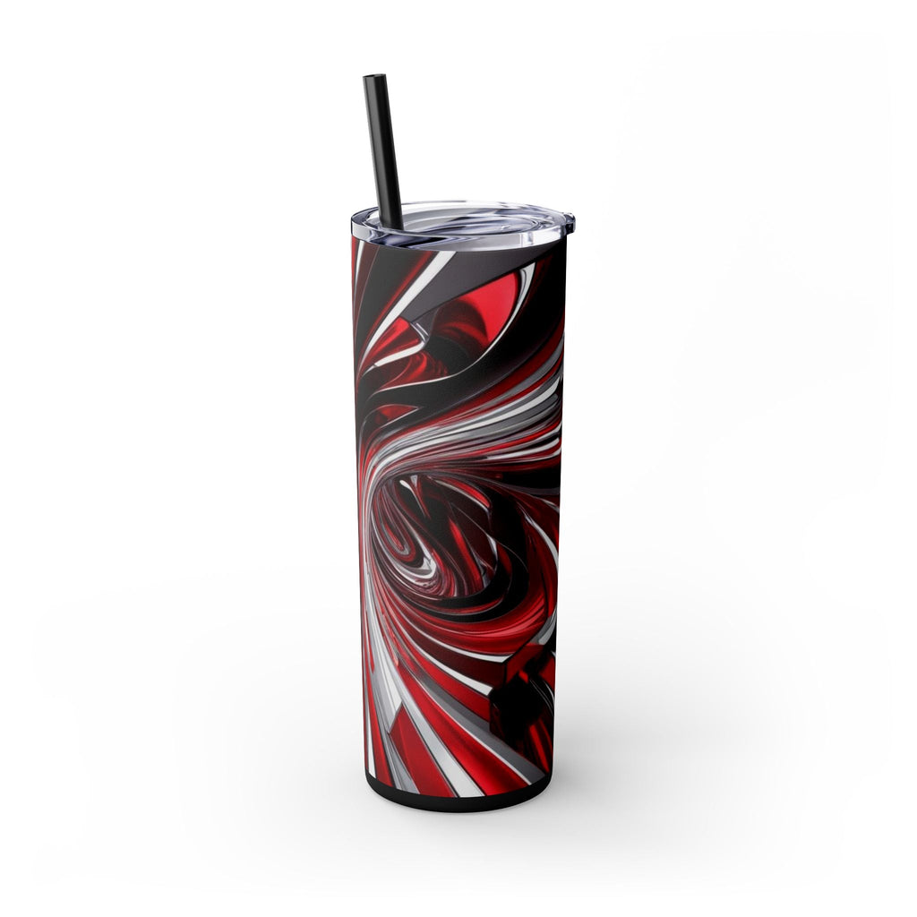 Skinny Tumbler with Straw – 20 oz Stainless Steel Cup