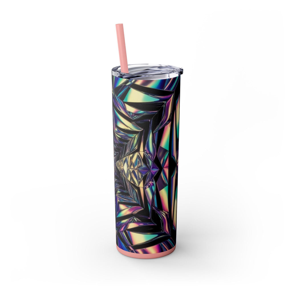 Skinny Tumbler with Straw – 20 oz Stainless Steel Cup