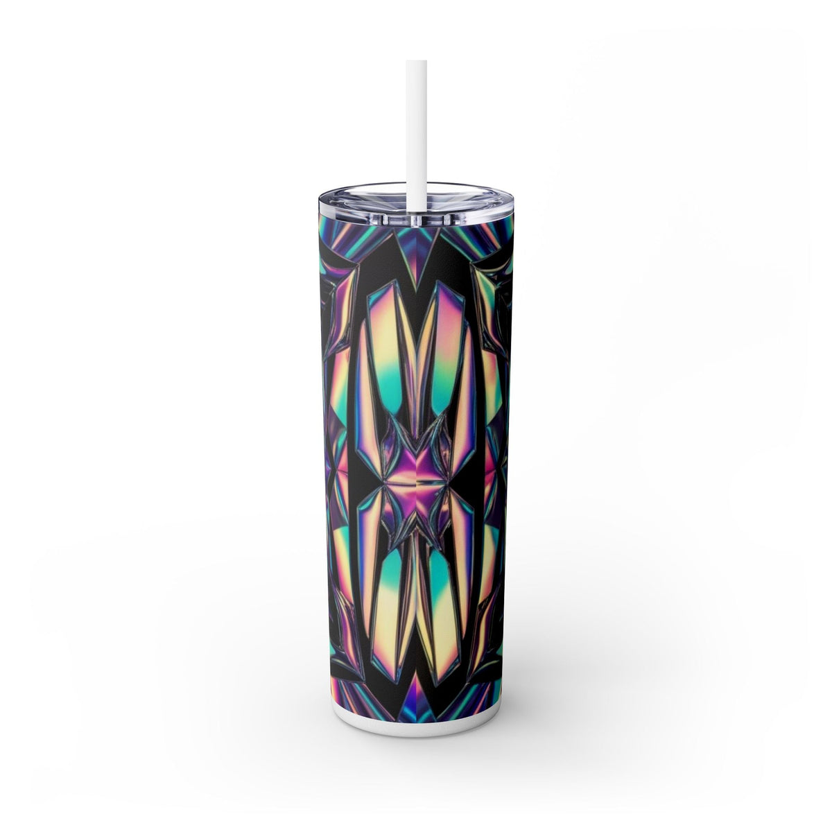 Skinny Tumbler with Straw – 20 oz Stainless Steel Cup