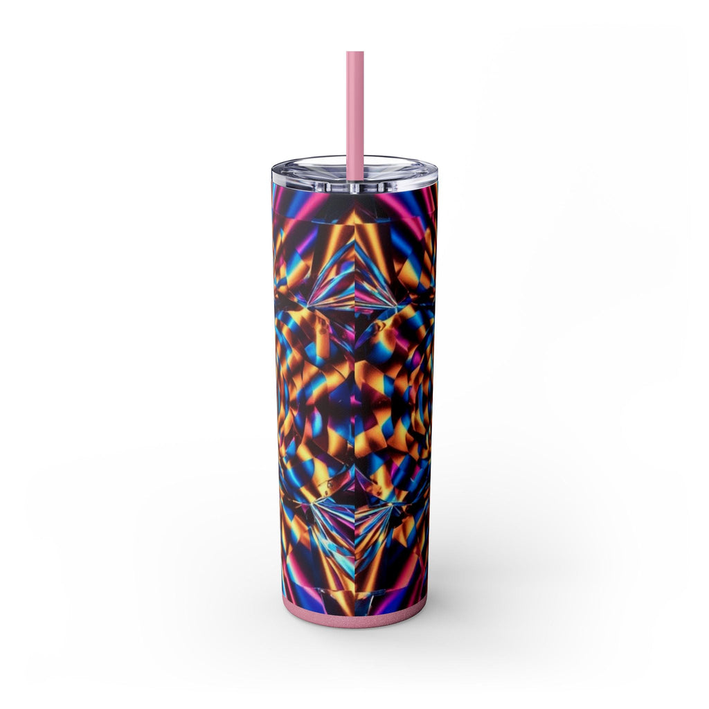 Skinny Tumbler with Straw – 20 oz Stainless Steel Cup