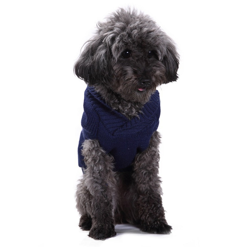 American Flag Knit Dog Sweater