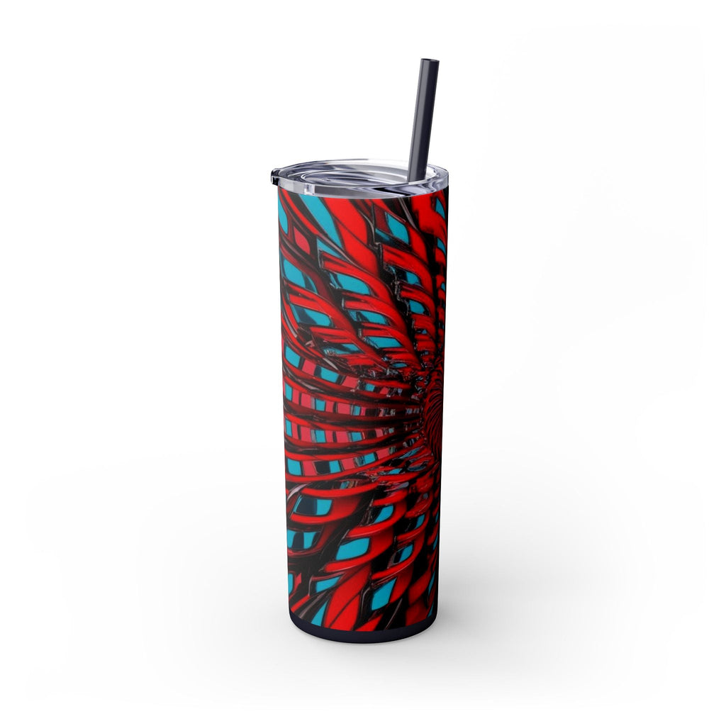 Skinny Tumbler with Straw – 20 oz Stainless Steel Cup