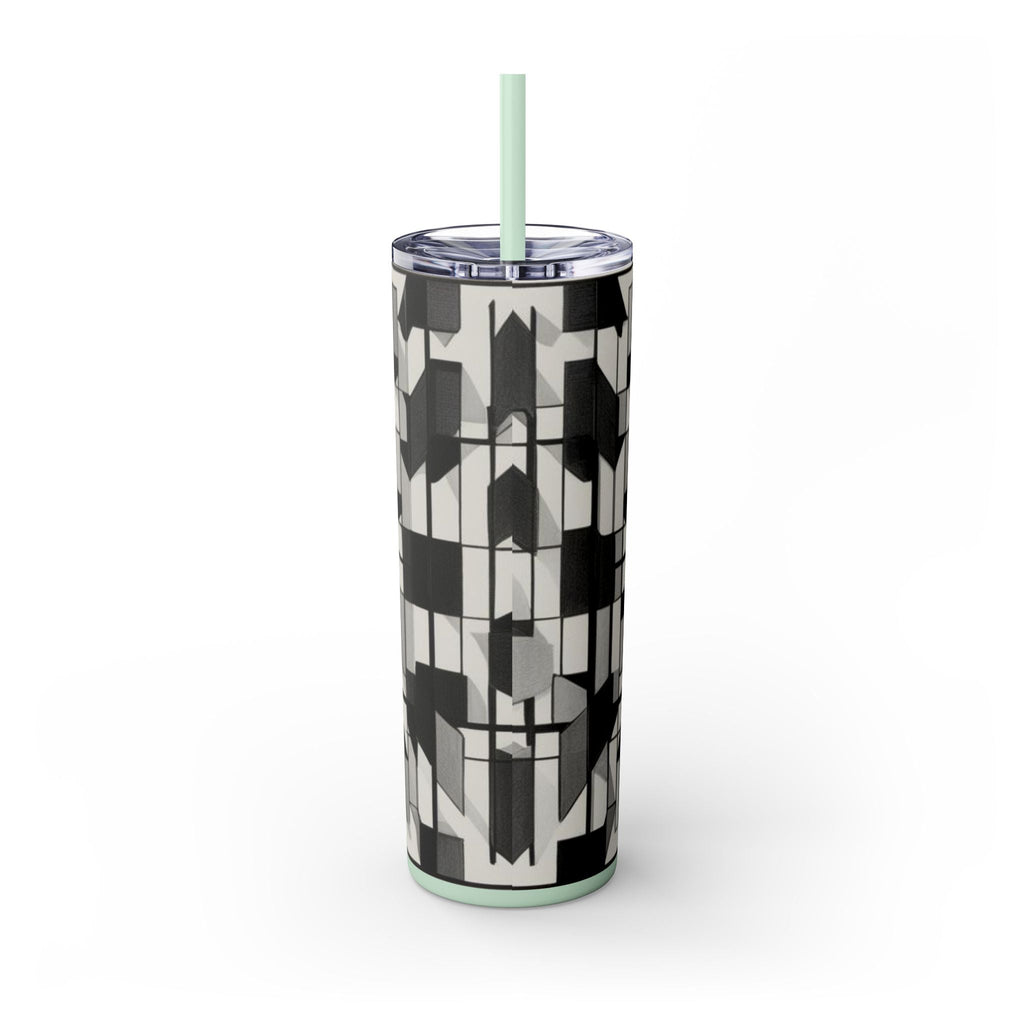 Skinny Tumbler with Straw – 20 oz Stainless Steel Cup