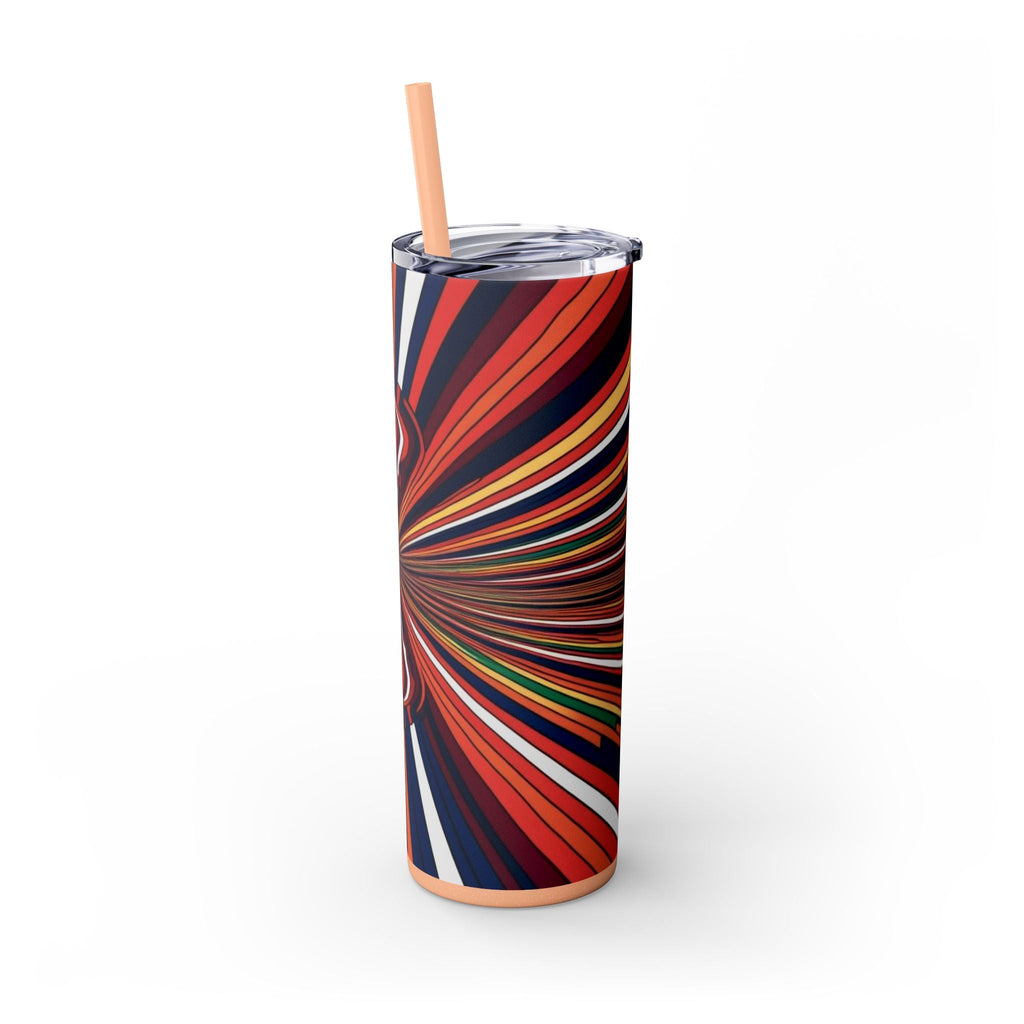 Skinny Tumbler with Straw – 20 oz Stainless Steel Cup