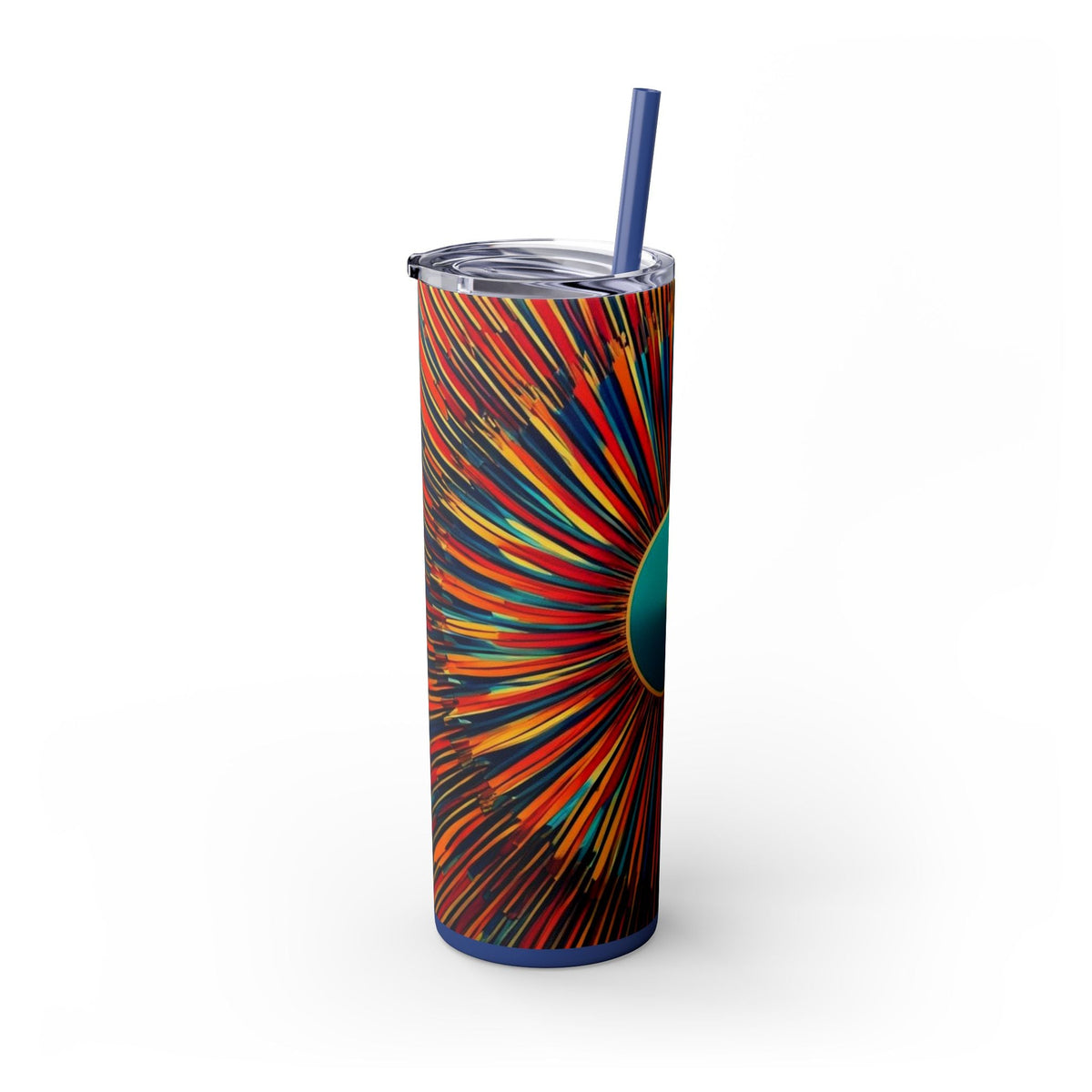 Skinny Tumbler with Straw – 20 oz Stainless Steel Cup