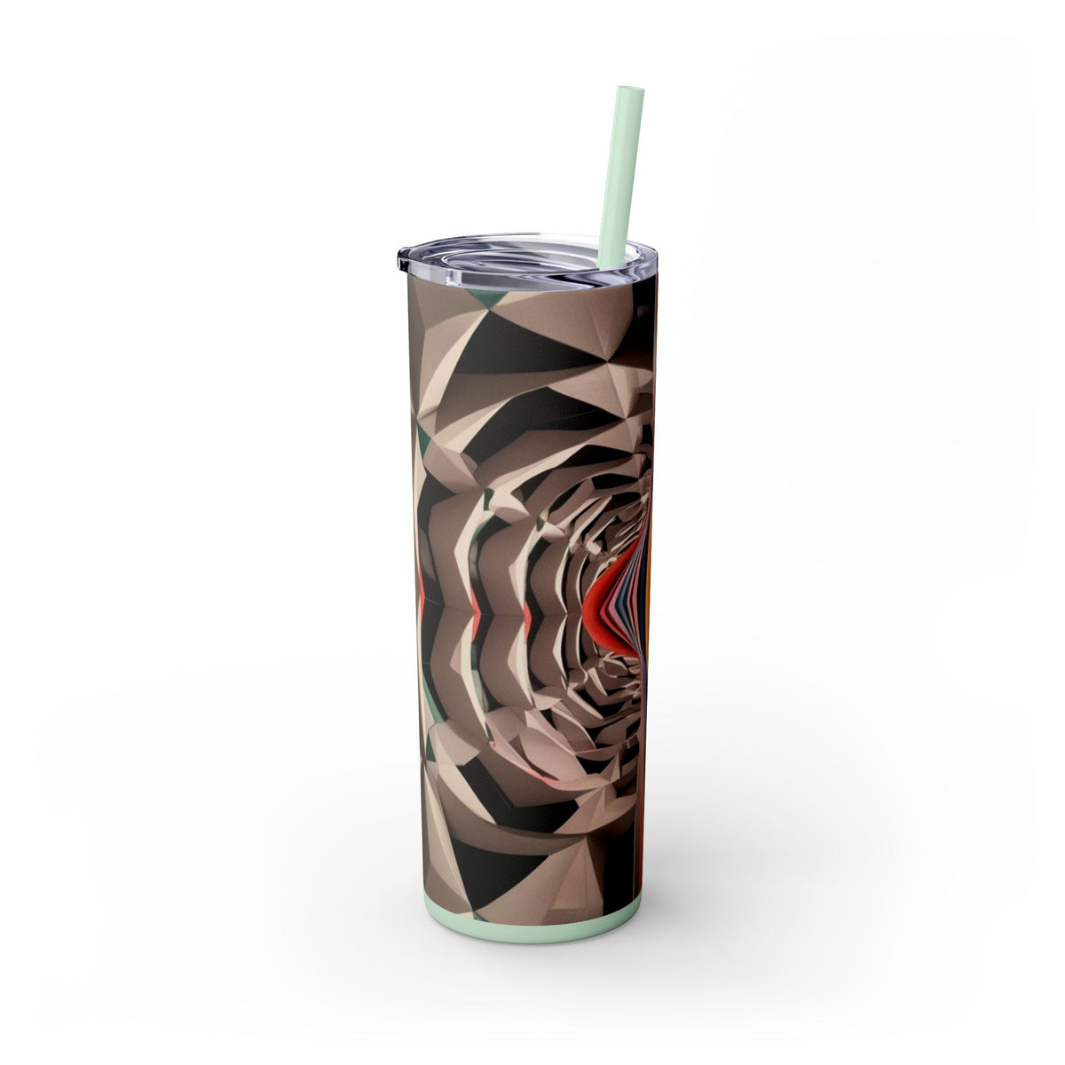 Skinny Tumbler with Straw – 20 oz Stainless Steel Cup