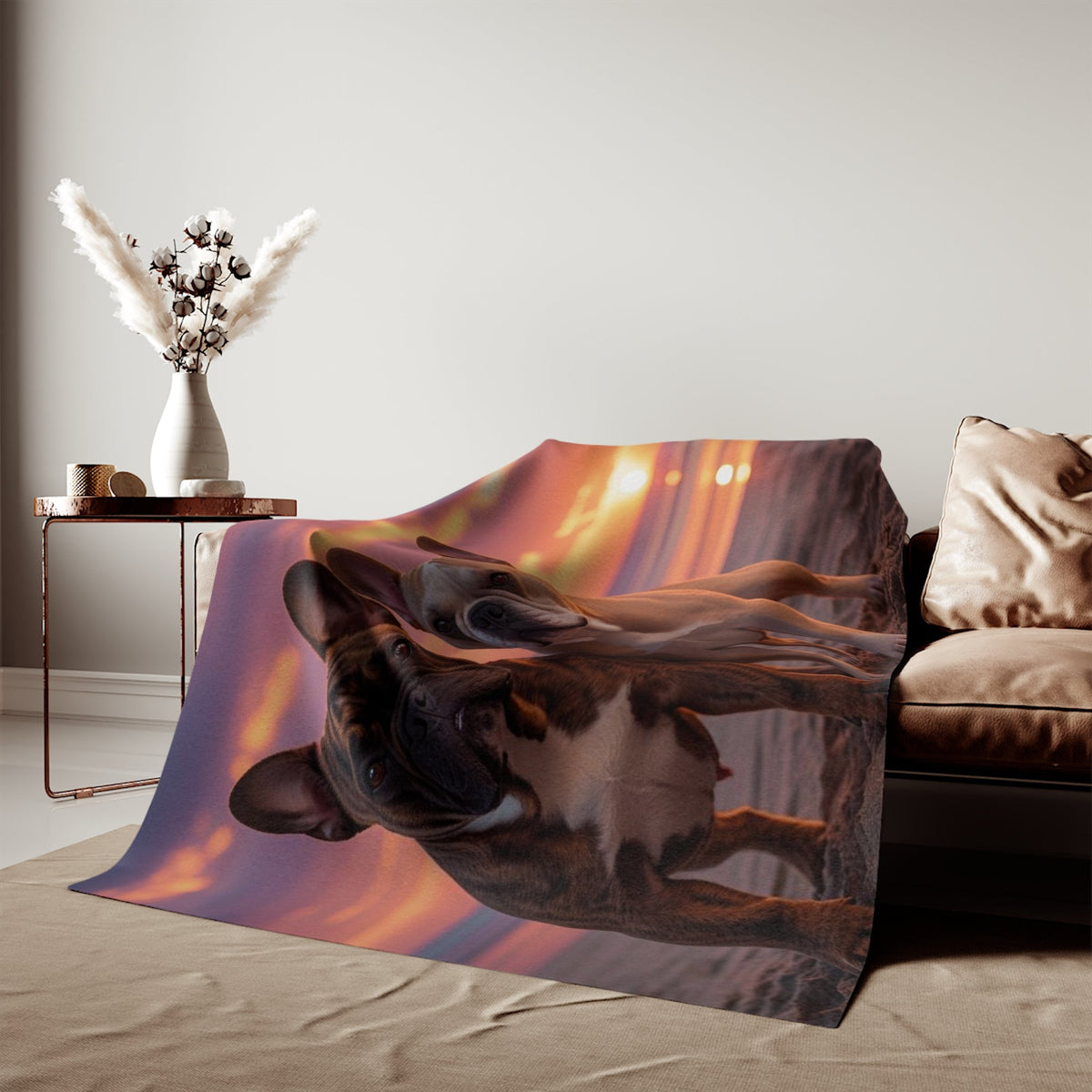 Sweatshirt Blanket – Plush Fleece Throw, 2 Size Options