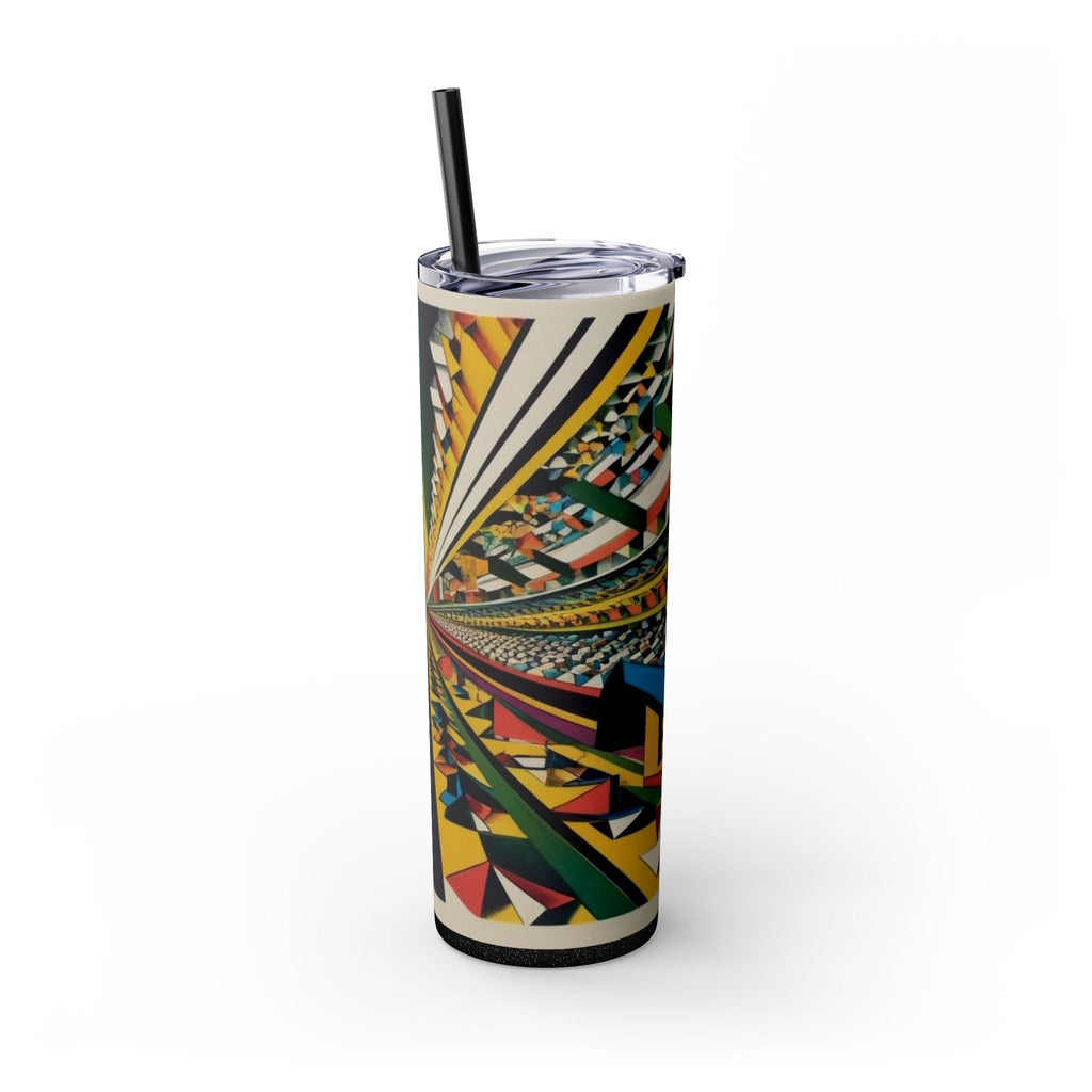 Skinny Tumbler with Straw – 20 oz Stainless Steel Cup