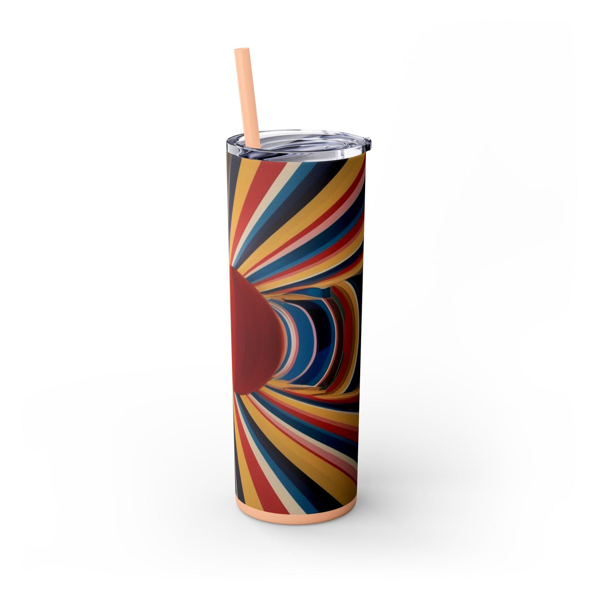 Skinny Tumbler with Straw – 20 oz Stainless Steel Cup