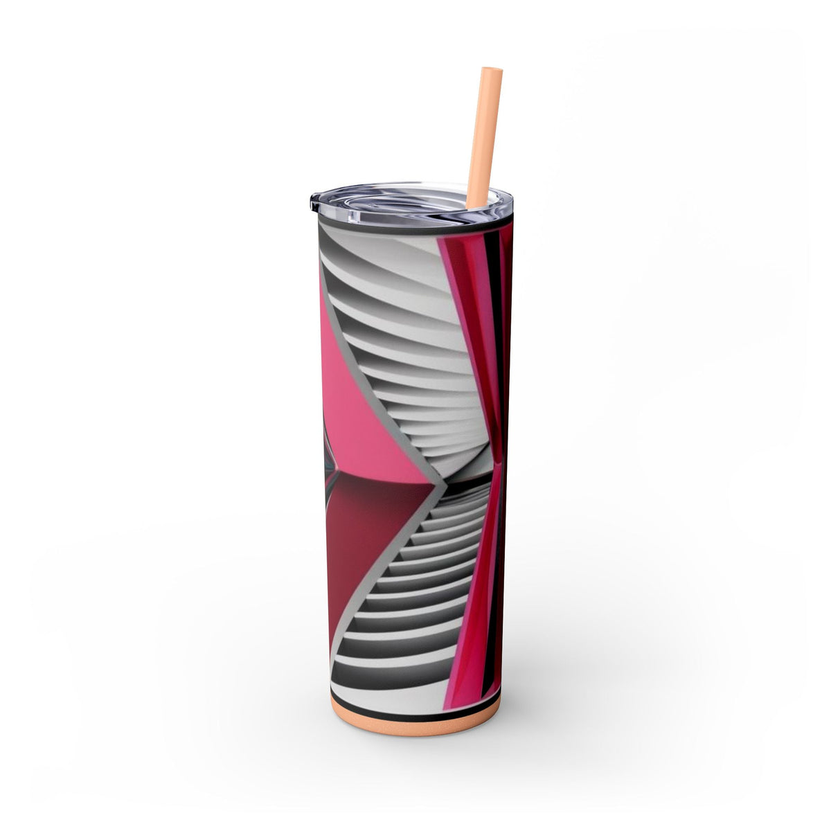 Skinny Tumbler with Straw – 20 oz Stainless Steel Cup