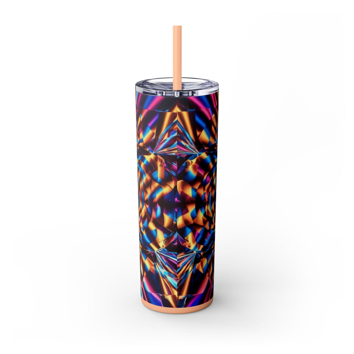 Skinny Tumbler with Straw – 20 oz Stainless Steel Cup